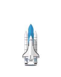 506ai rocket launch 506 rocket launch Sticker