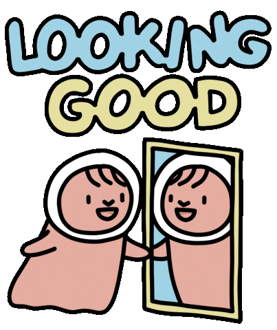 Looking Good Mental Health Sticker by Timothy Winchester