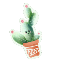 Plant Cactus Sticker