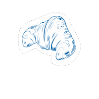 Croissant London Sticker by AgenceAsgard