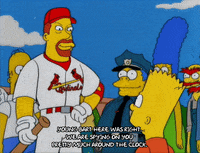 homer simpson baseball GIF