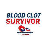 WorldThrombosisDay survivor nonprofit pe dvt Sticker