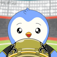 New Orleans Football GIF by Pudgy Penguins