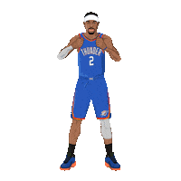 Oklahoma City Thunder Basketball Sticker by SportsManias