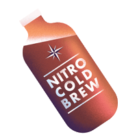 compasscoffeedc cold brew nitro cold brew compass coffee dc coffee Sticker