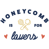 ampersandicecream ice cream california fresno honeycomb Sticker