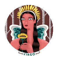 Flower Girl Fall Sticker by JordanBruner
