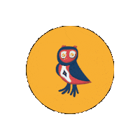 Owl Burn Sticker by STUDIO STKKR