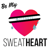 be my sweetheart valentine Sticker by O2 Fitness Clubs