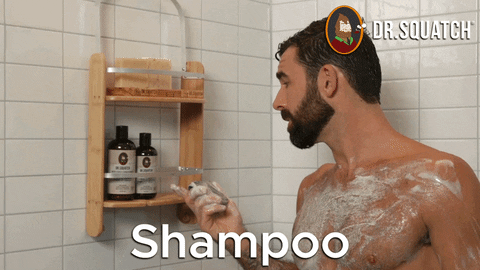 Hair Shower GIF by DrSquatchSoapCo