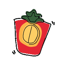 Chinese New Year Pineapple Sticker by colorfüll
