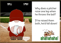 Baseball Gnome GIF