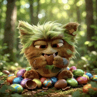 Hungry Easter Bunny GIF by Calmlings