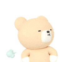 3D Bear Sticker by Pink&Ven