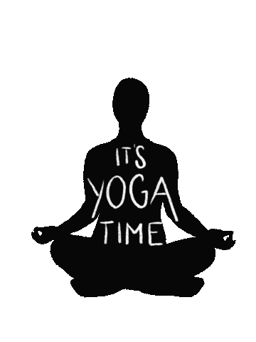 katazee yoga exercise meditation healing Sticker