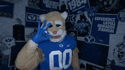 Byu Basketball Cosmo GIF by BYU Cougars