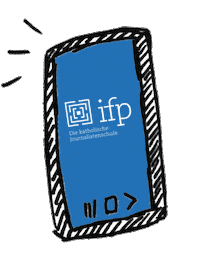 Phone Media Sticker by Journalistenschule ifp