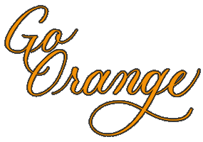 Orange Gators Sticker by Gazing Through Glass