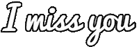 Miss You Sticker