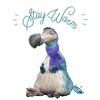 Winter Stay Warm Sticker by Dodo Australia