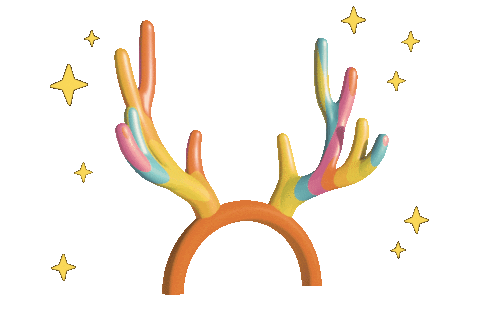 Natale Horn Sticker by LITTLE ROK