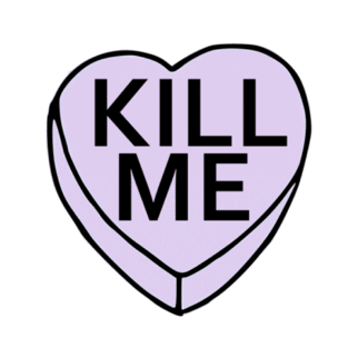 kill me text STICKER by imoji