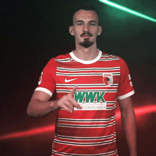 Finger No GIF by FC Augsburg 1907