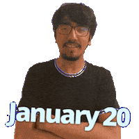 January 20 Sticker