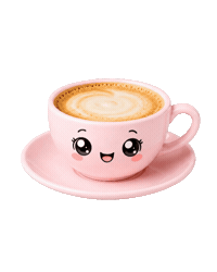 Coffee Cup Sticker by Bel Diniz
