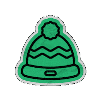 Beanie Green Hat Sticker by TextNow