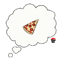 Papa Johns Thinking Sticker by Pizza Hut