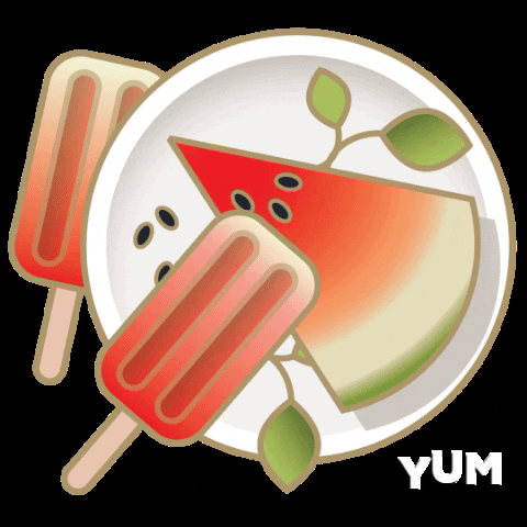 SHEChangesEverything giphygifmaker yum watermelon popsicle GIF