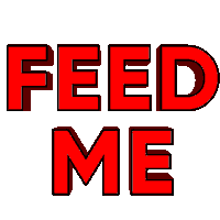 Hungry Feed Me Sticker by Ben Stillman