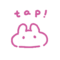 Bunny Tap Sticker