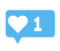 Heart New Post Sticker