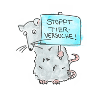 Sign Mouse Sticker by PETA Deutschland e.V.