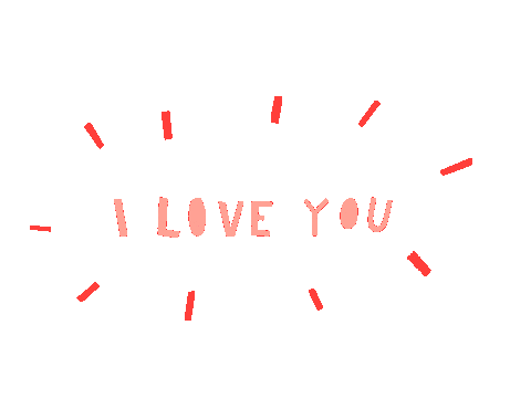 I Love You Valentine Sticker by Light and Paper