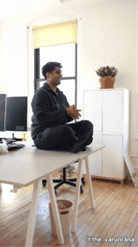 Meditation Rana GIF