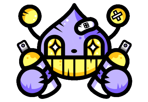 Happy Mascot Sticker by Shallow Lagoon