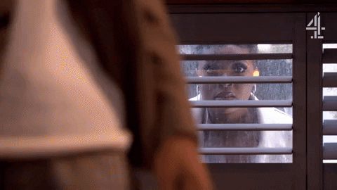 Window See GIF by Hollyoaks