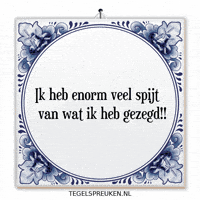 Sorry Humor GIF by Tegelspreuken.nl