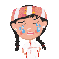 Sad Art Sticker