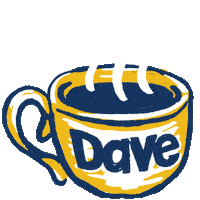 Coffee Cup Sticker by DaveforHBG