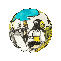 Pizza Man Sticker