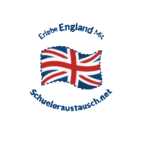 Schueleraustauschnet england land reise flagge Sticker