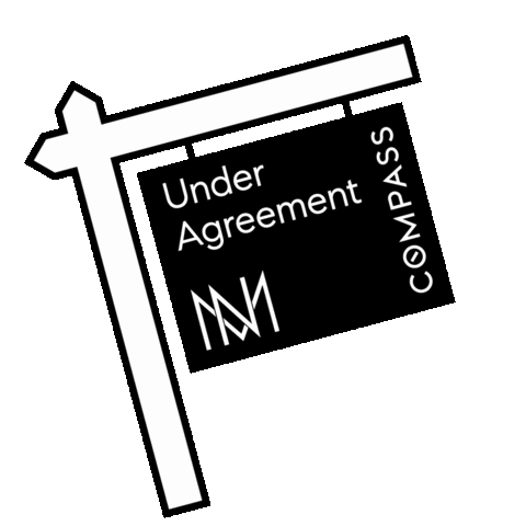 CompassRealEstate giphyupload martin under agreement Sticker