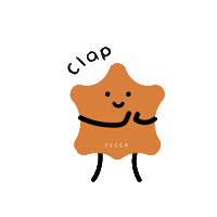 PeccaLeather clapclap clappecca Sticker