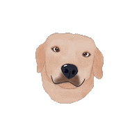 Happy_fluff hey baby whistle pup Sticker