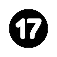 Number Blanco Sticker