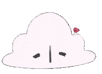 cloudhedd love happy heart adorable Sticker